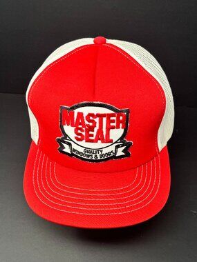 Vintage Master Seal Mesh Snapback, NWT, Old Stock. Super Clean, Never worn!
